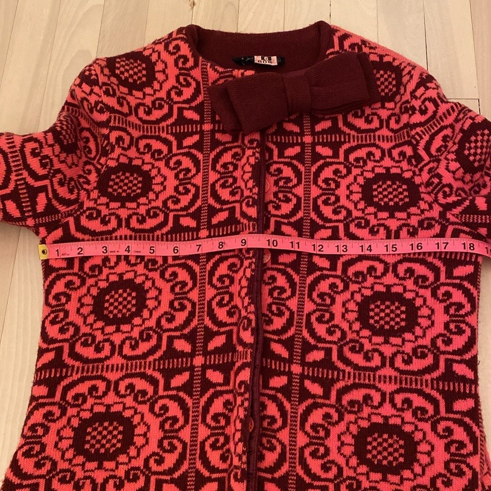 Twinset Simona Barbieri knit sweater wool jacket ! Size S - Picture 9 of 17